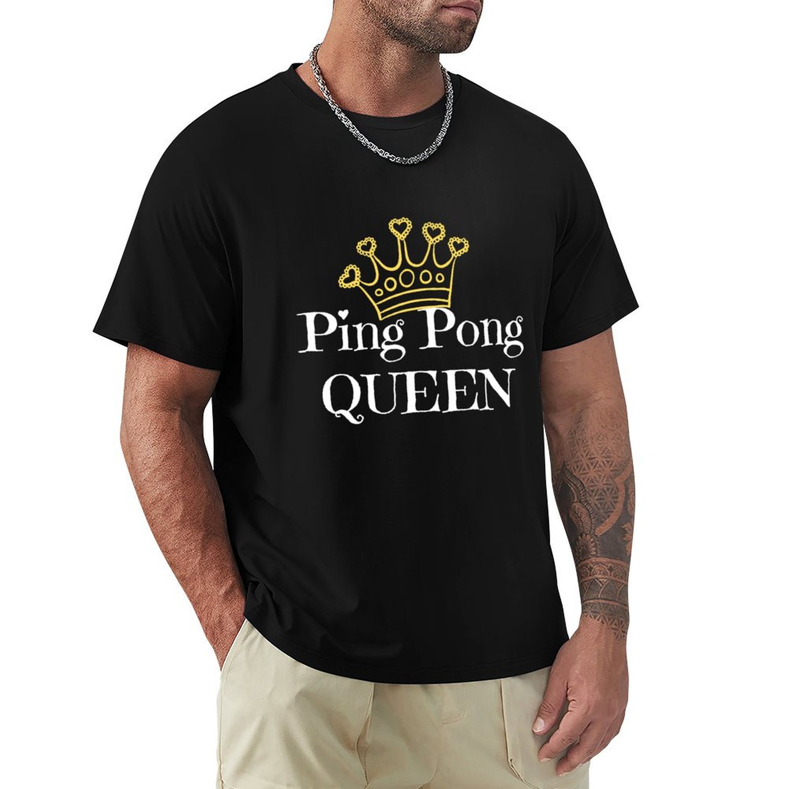 Table Tennis Queen - Ping Pong Queen T-shirt voor tafeltennisliefhebbers,