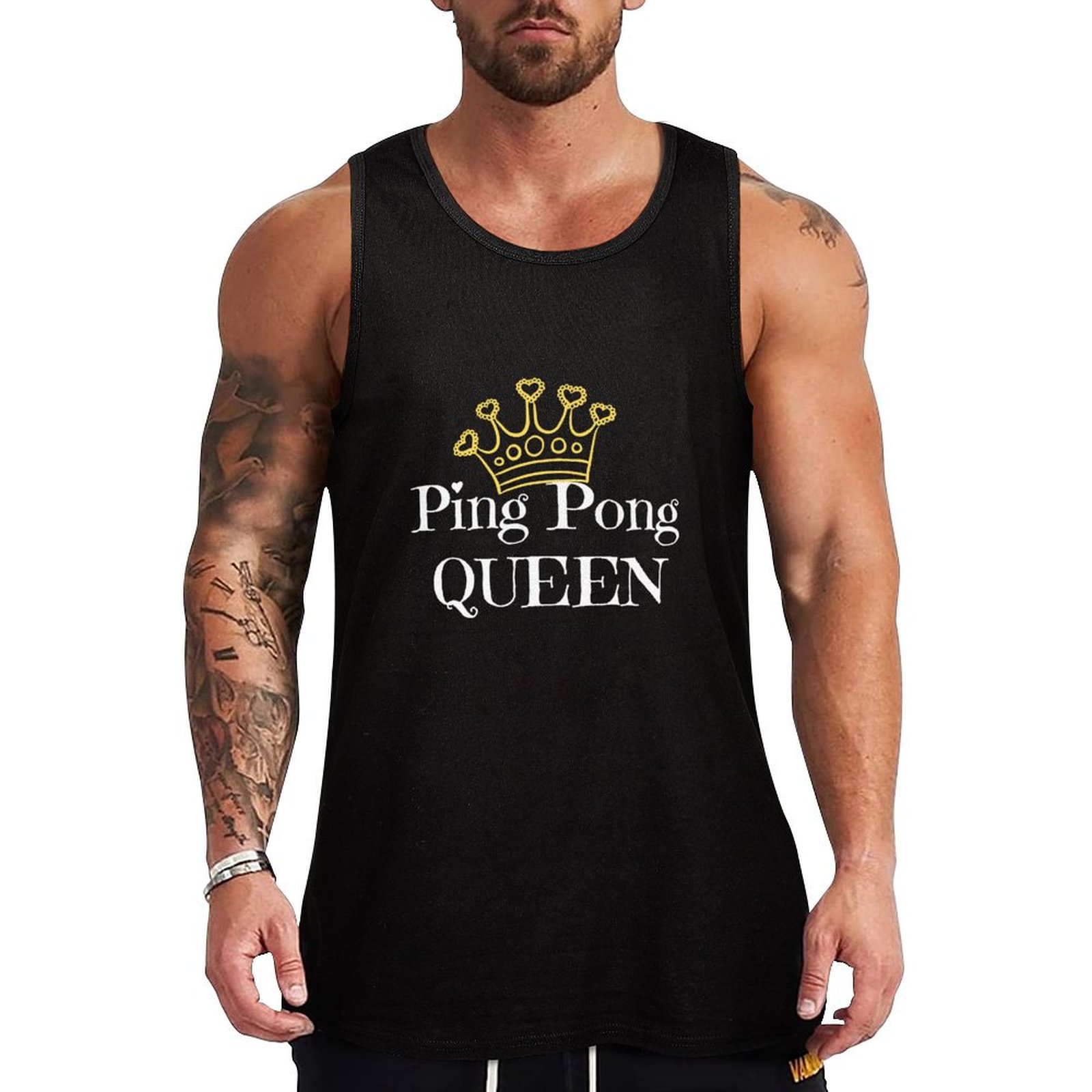 Table Tennis Queen - Ping Pong Queen Tafeltennisliefhebbers Tanktop Lichtgewicht