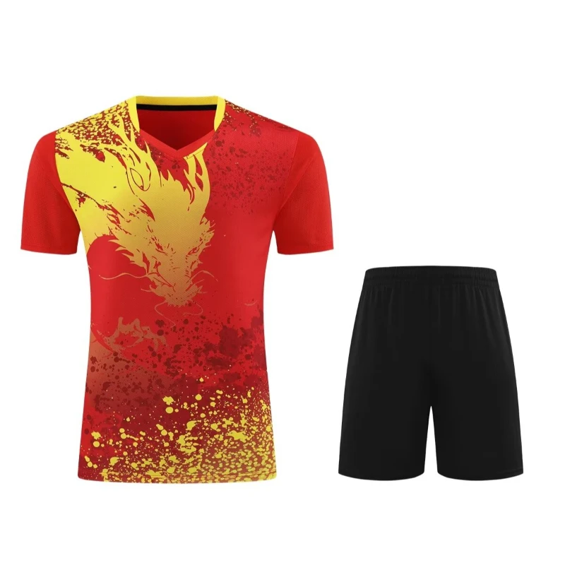Table Tennis Training China - 2025 Zomer Mannen Vrouwen China Draak