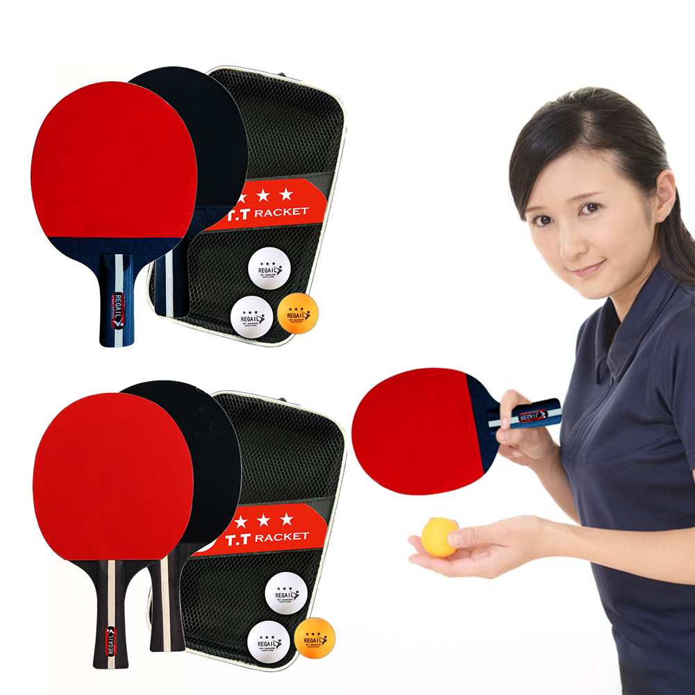 Table Tennis Game Pc - Tafeltennisracket 2 Rackets En 3 Ballen