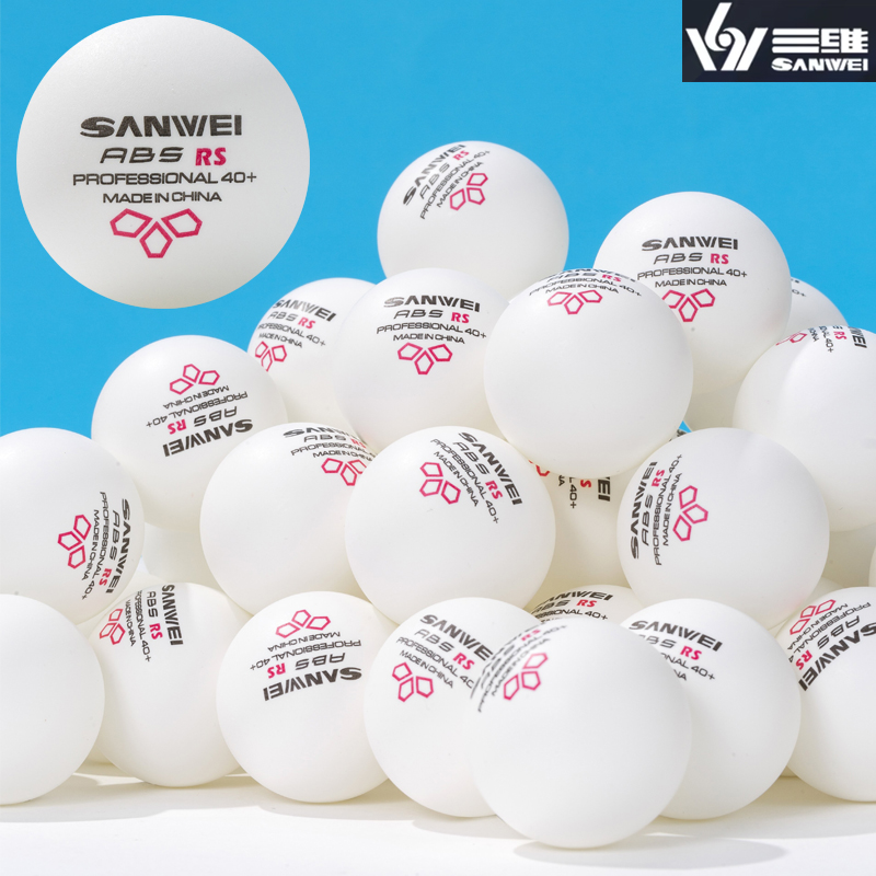 Table Tennis Game Pc - SANWEI RS40+ 3-sterren tafeltennisballen gefelst ABS