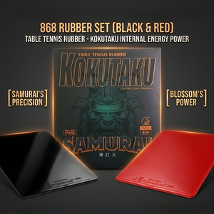 Table Tennis Rubber - Kokutaku Sakura 868 Rubber Set, de