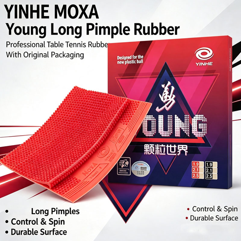 Table Tennis Game Pc - Origineel YINHE YOUNG Long Pips-Out Tafeltennisrubber