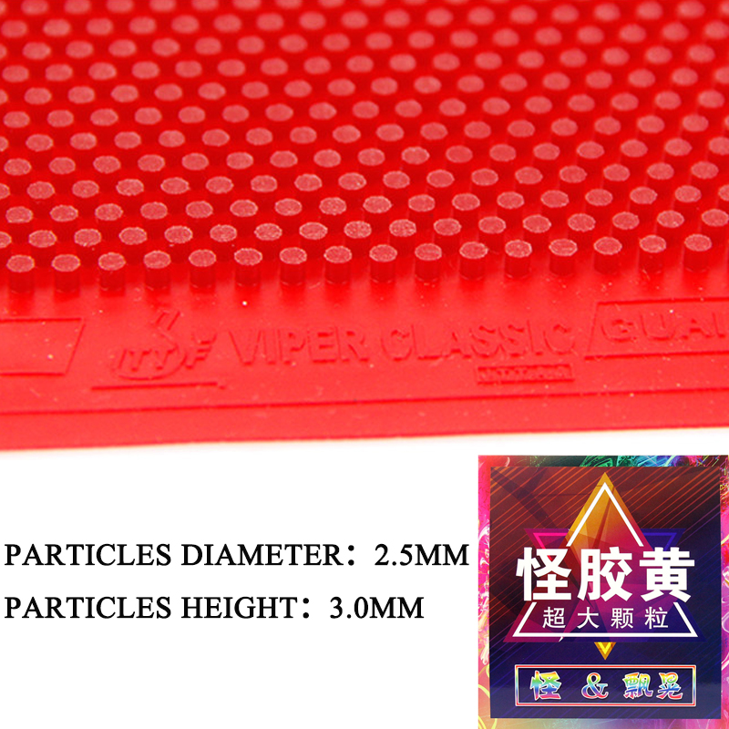 Table Tennis Rubber - VIPER CLASSIC Tafeltennisrubber Extra grote deeltjes