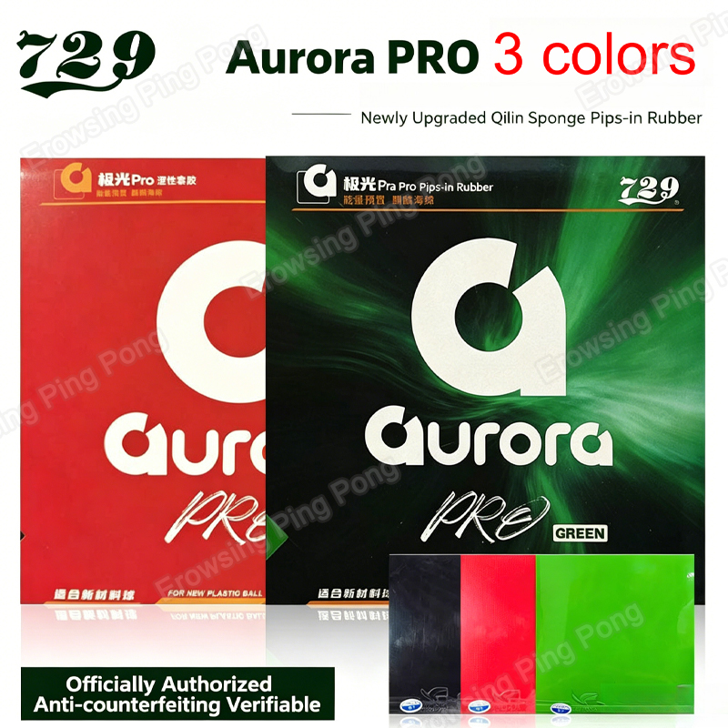 729 AURORA PRO Tafeltennisrubb - Table Tennis Rubber recensie en prijs