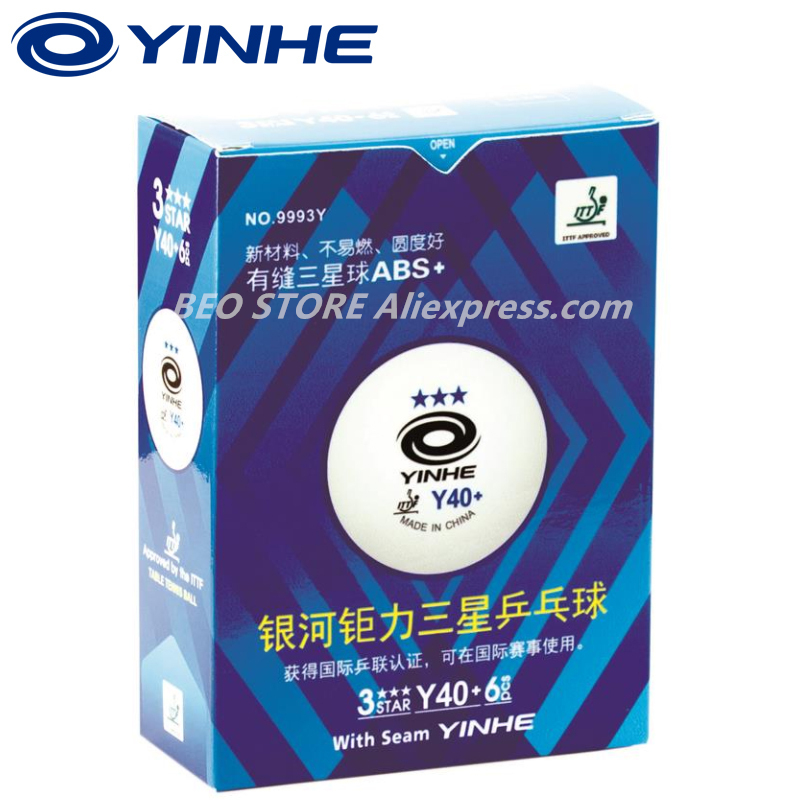 60 Ballen Yinhe 3-Star Y40 + H - Table Tennis Game Pc recensie en prijs