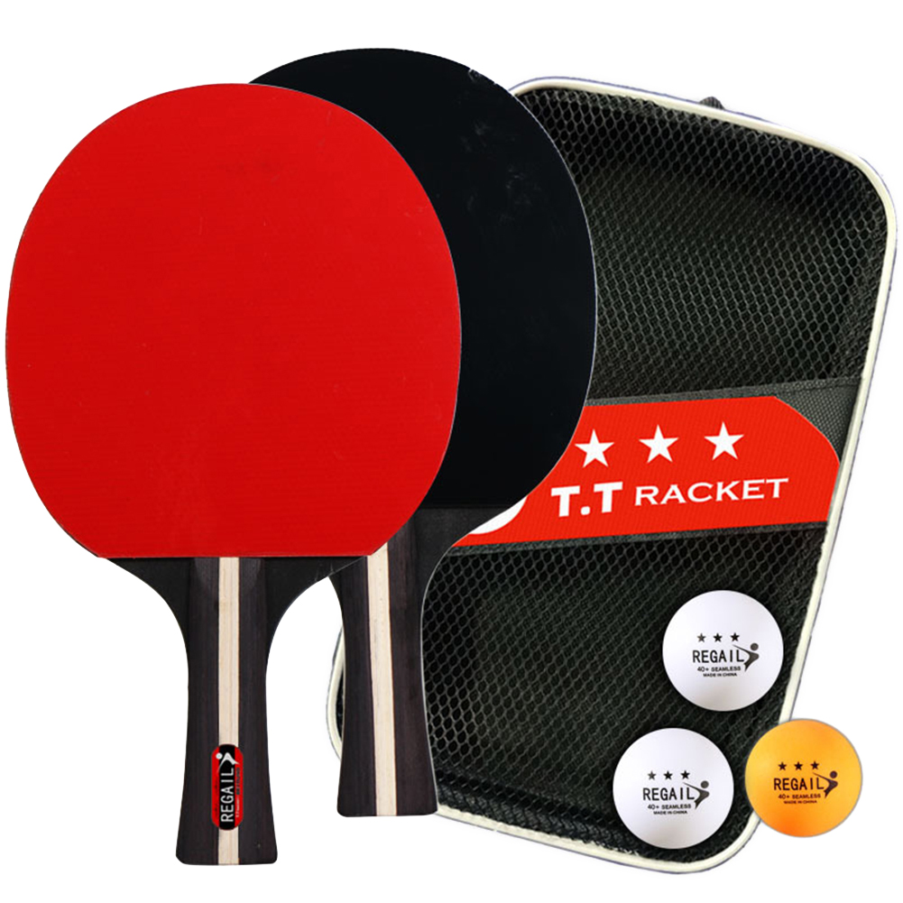 Pingpongracket 2 rackets & 3 b - Table Tennis Training China recensie en prijs