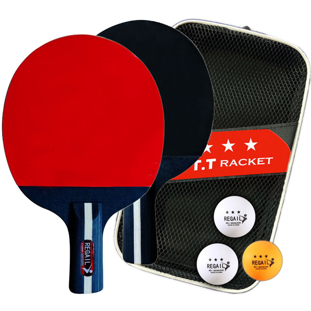Pingpongracket 2 rackets & 3 b - Table Tennis Training China recensie en prijs