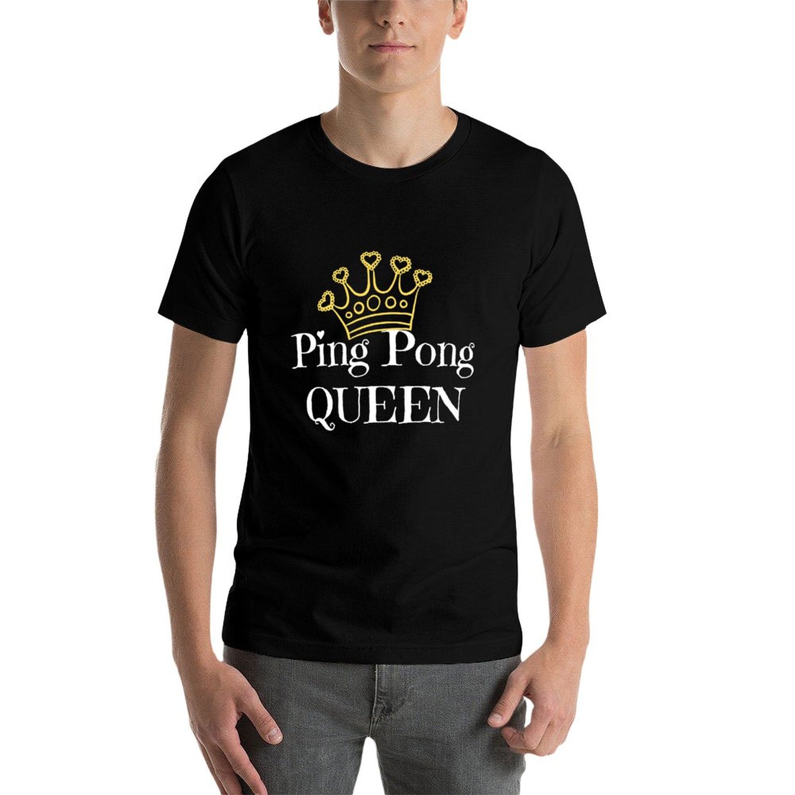 Ping Pong Queen T-shirt voor t - Table Tennis Queen recensie en prijs