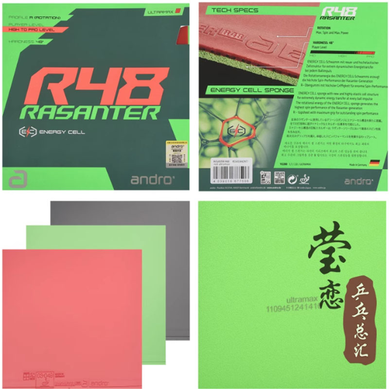 Andro Rasanter R45 47 50 C45 4 - Table Tennis Rubber recensie en prijs