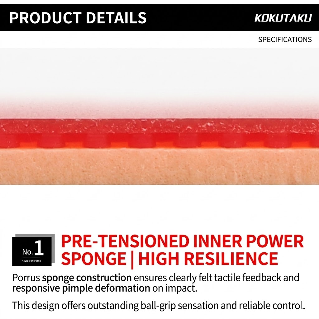 Kokutaku Sakura 868 Rubber Set - Table Tennis Rubber recensie en prijs