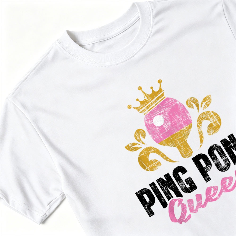 Ping Pong Queen Grafische T-sh - Table Tennis Queen recensie en prijs